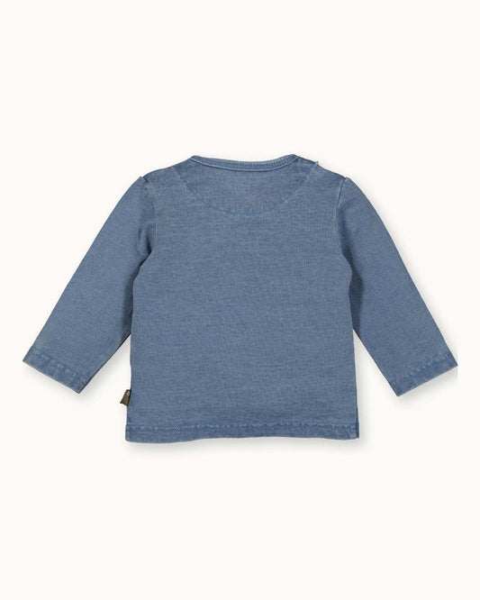 Shirt l.sl. Wrap Jog Denim | Stone Wash
