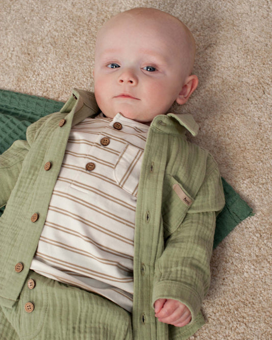 Saliegroen overhemd | Teal