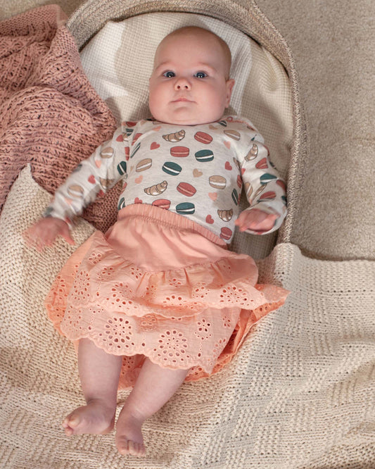 Bloemenprint jumpsuit | Peach Powder
