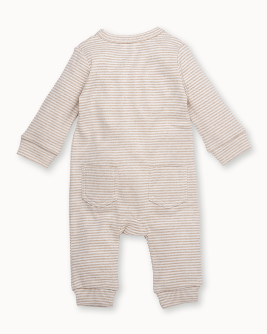 Beige boxpak | Pinstripe Sand