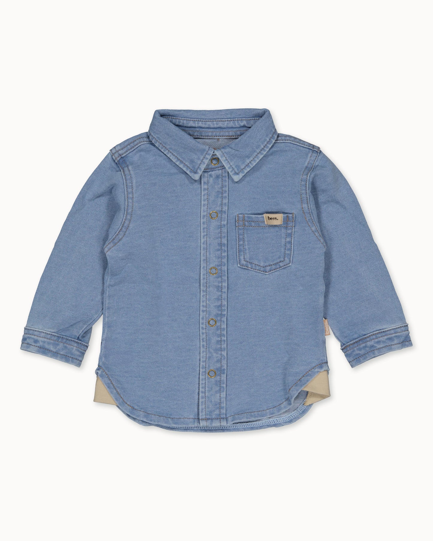 Donkergroen jurk | Stone Wash
