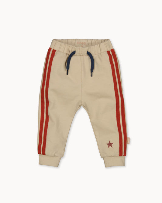 Pants Red Stripes | Sand