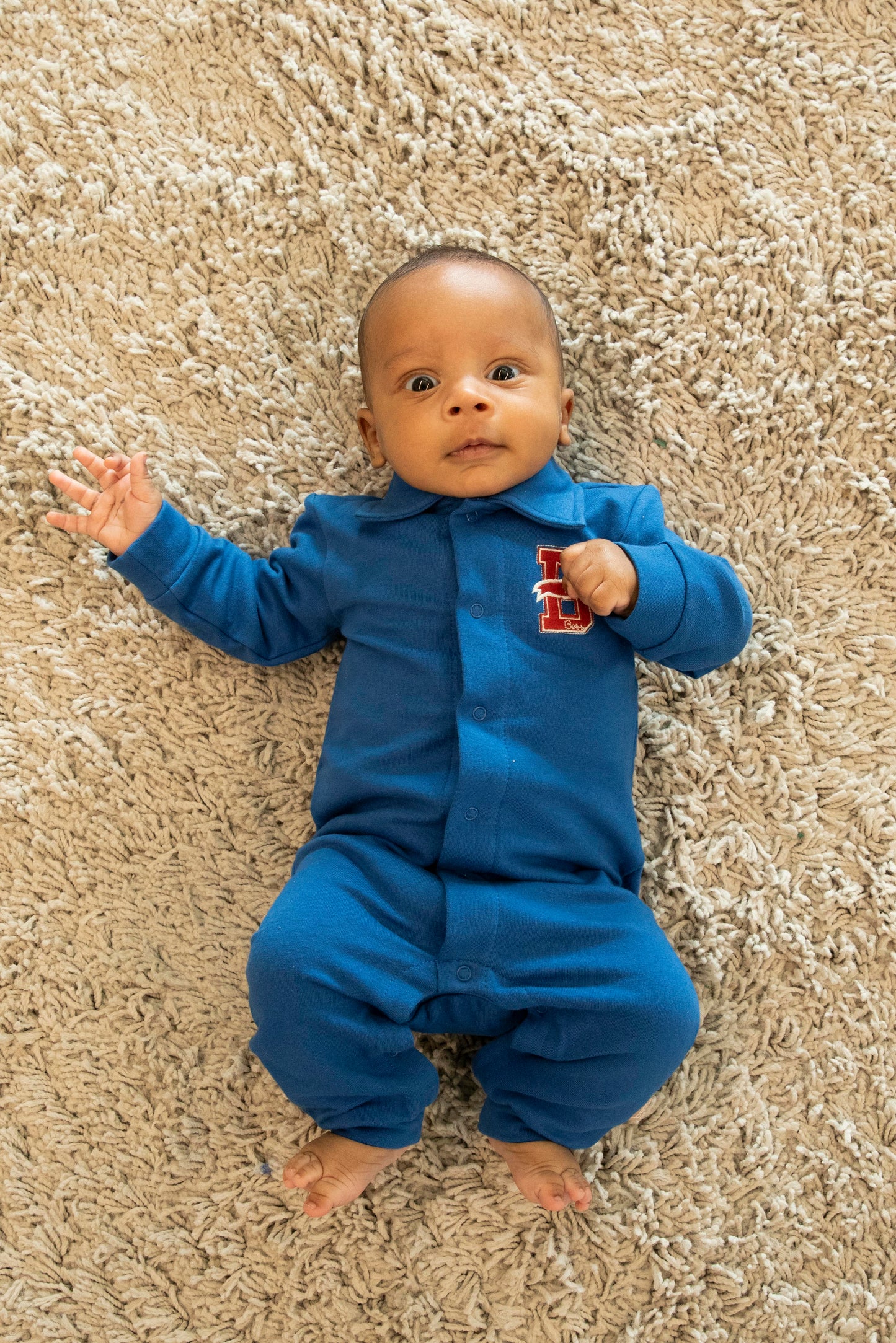 Multicolor romper | Country Blue
