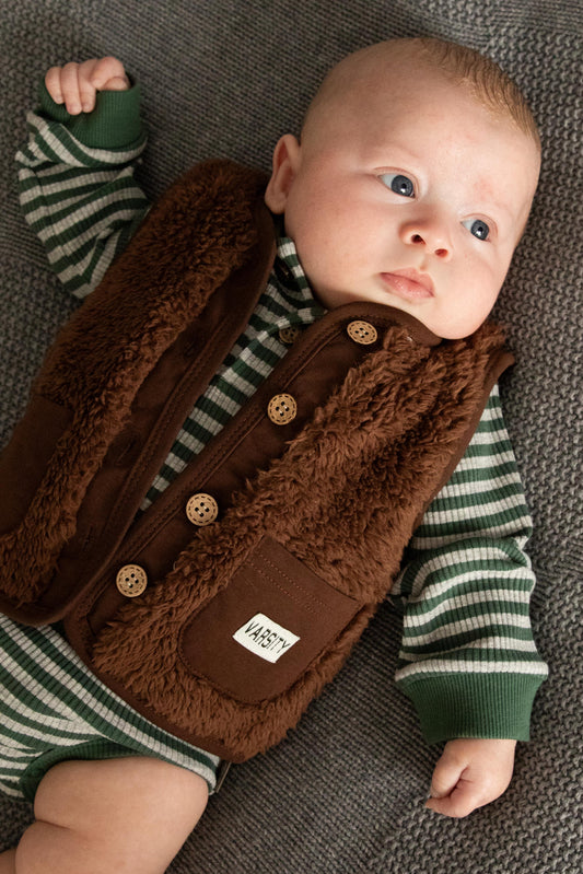 Bodywarmer Teddy | Walnut