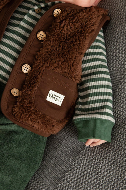 Bodywarmer Teddy | Walnut