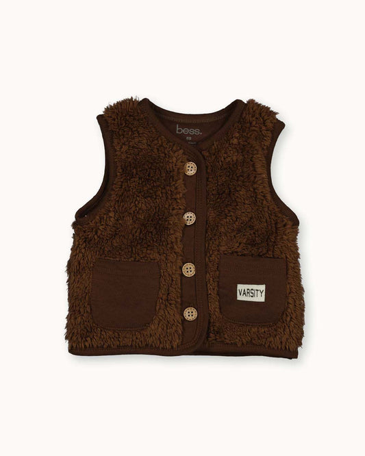 Bodywarmer Teddy | Walnut