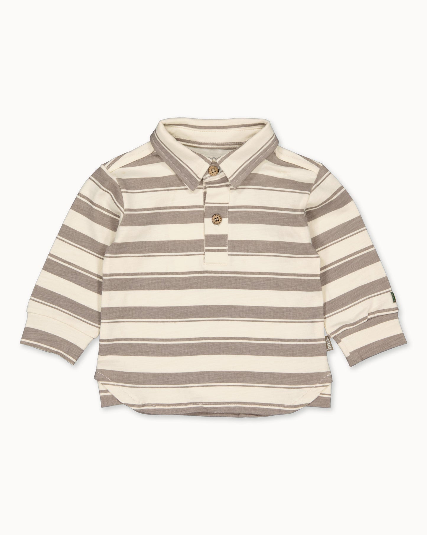 Polo. l.sl. Striped | Bottle Green