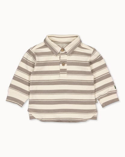 Polo. l.sl. Striped | Bottle Green