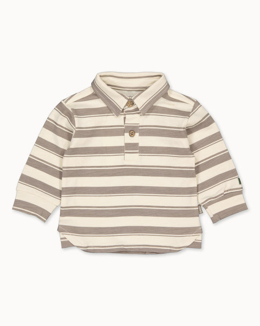 Polo. l.sl. Striped | Bottle Green