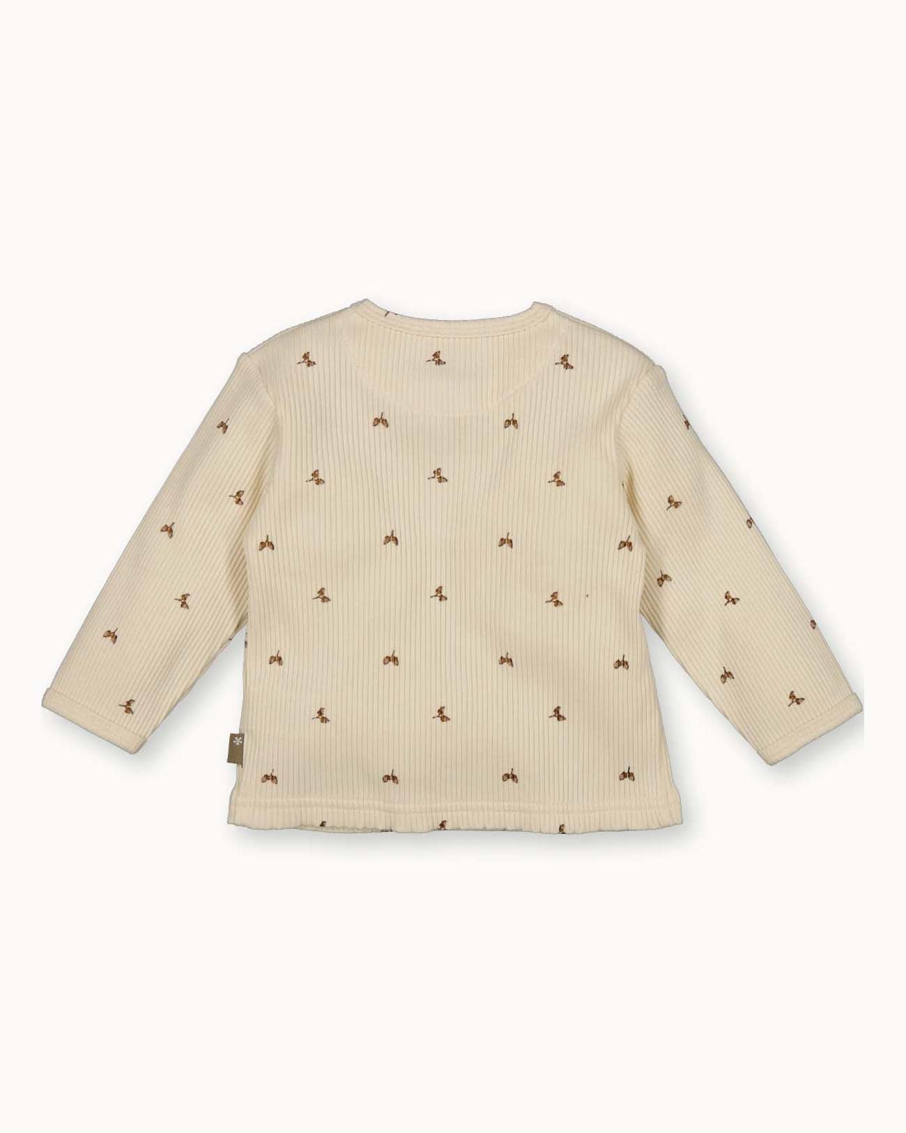 Shirt l.sl. AOP Rib | Off White