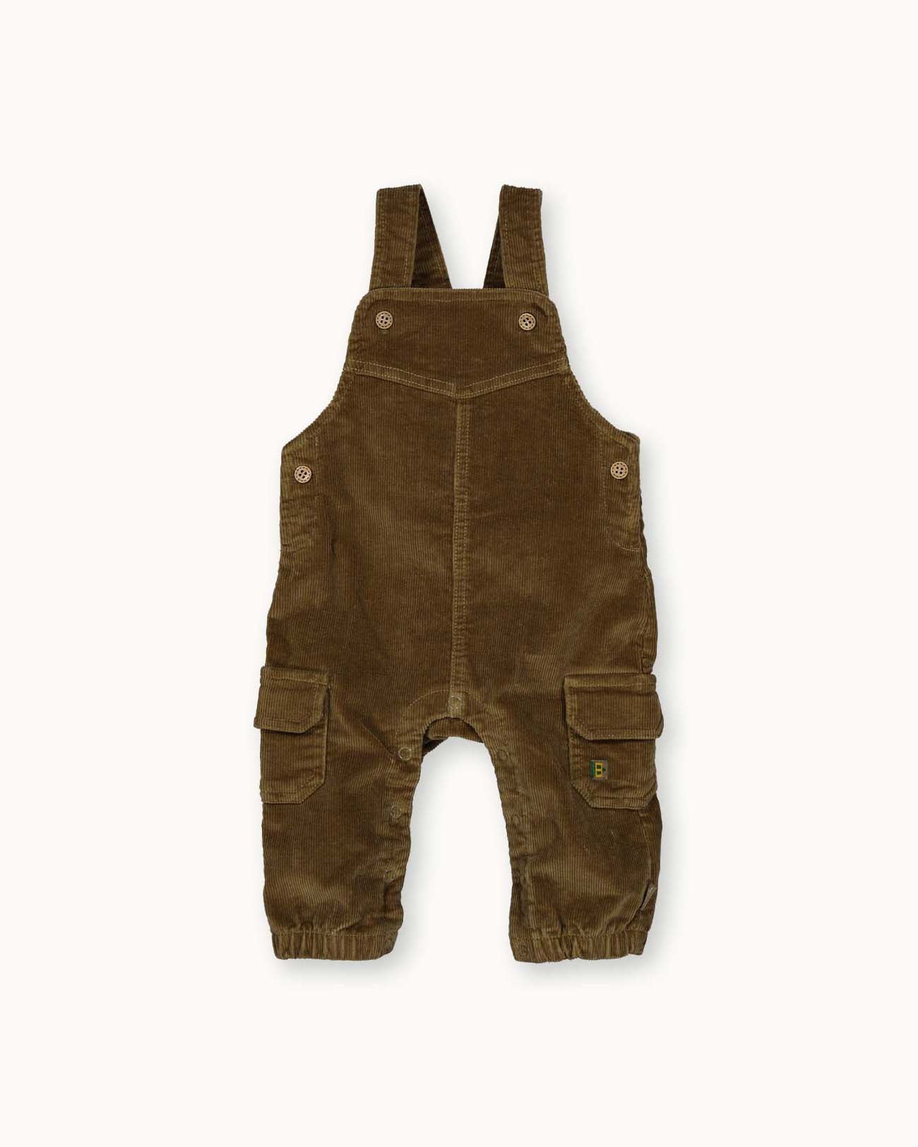 Dungaree Pockets Babycord | Walnut