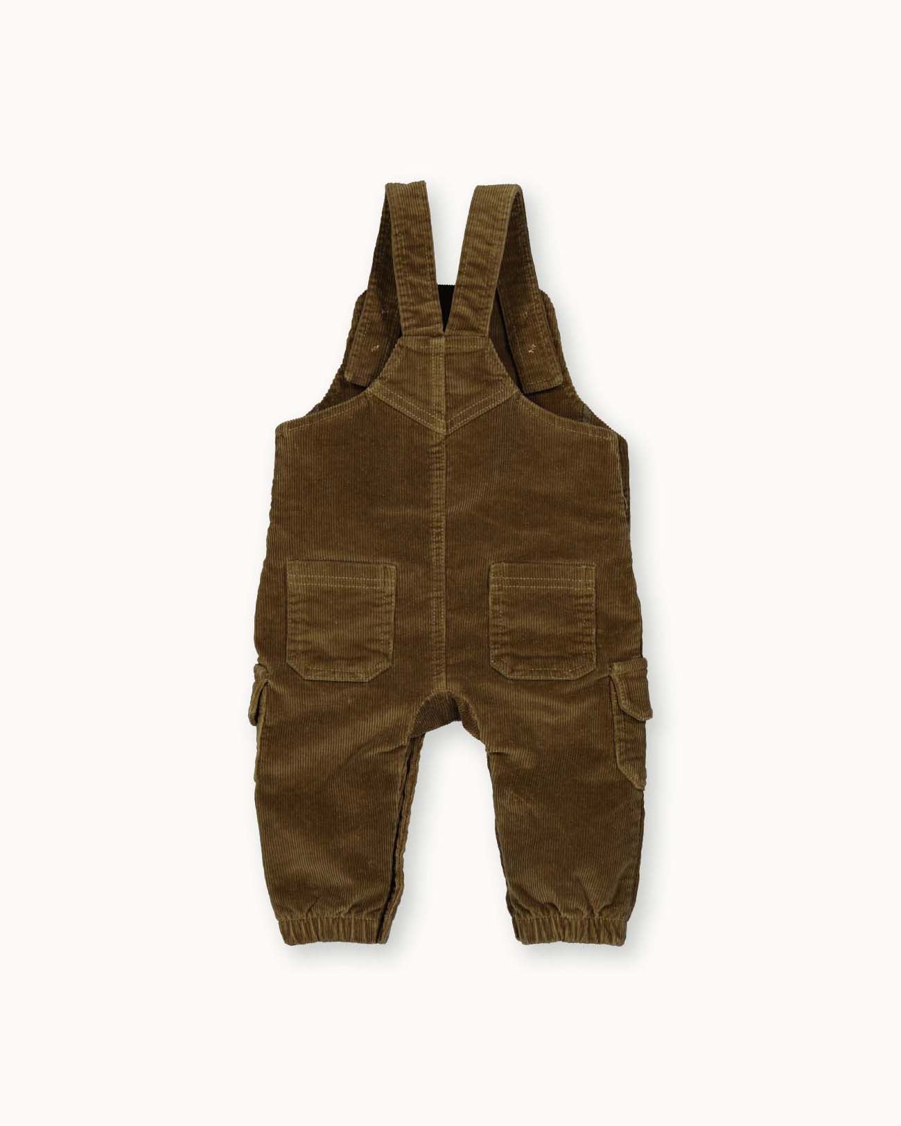 Dungaree Pockets Babycord | Walnut