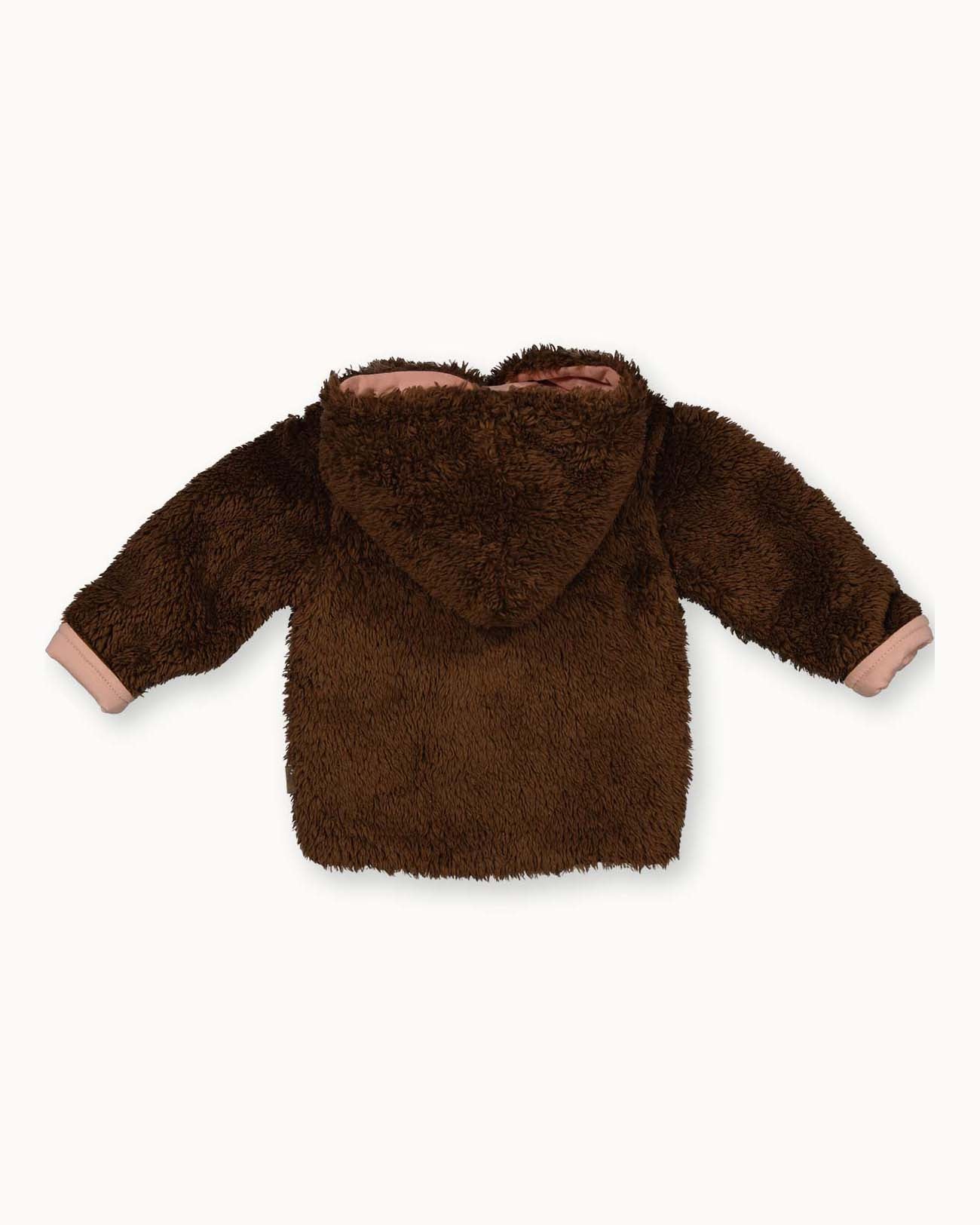 Jacket HoodieTeddy | Walnut