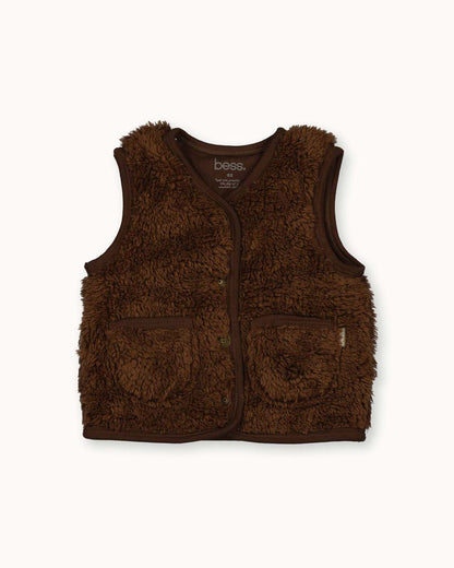 Bodywarmer Teddy | Walnut