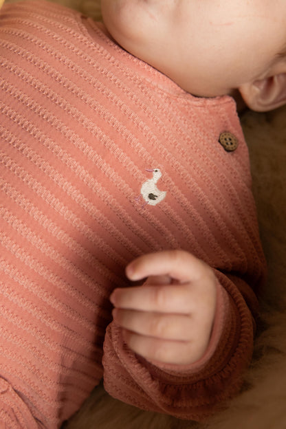 Sweater Cable Goose | Powder Pink