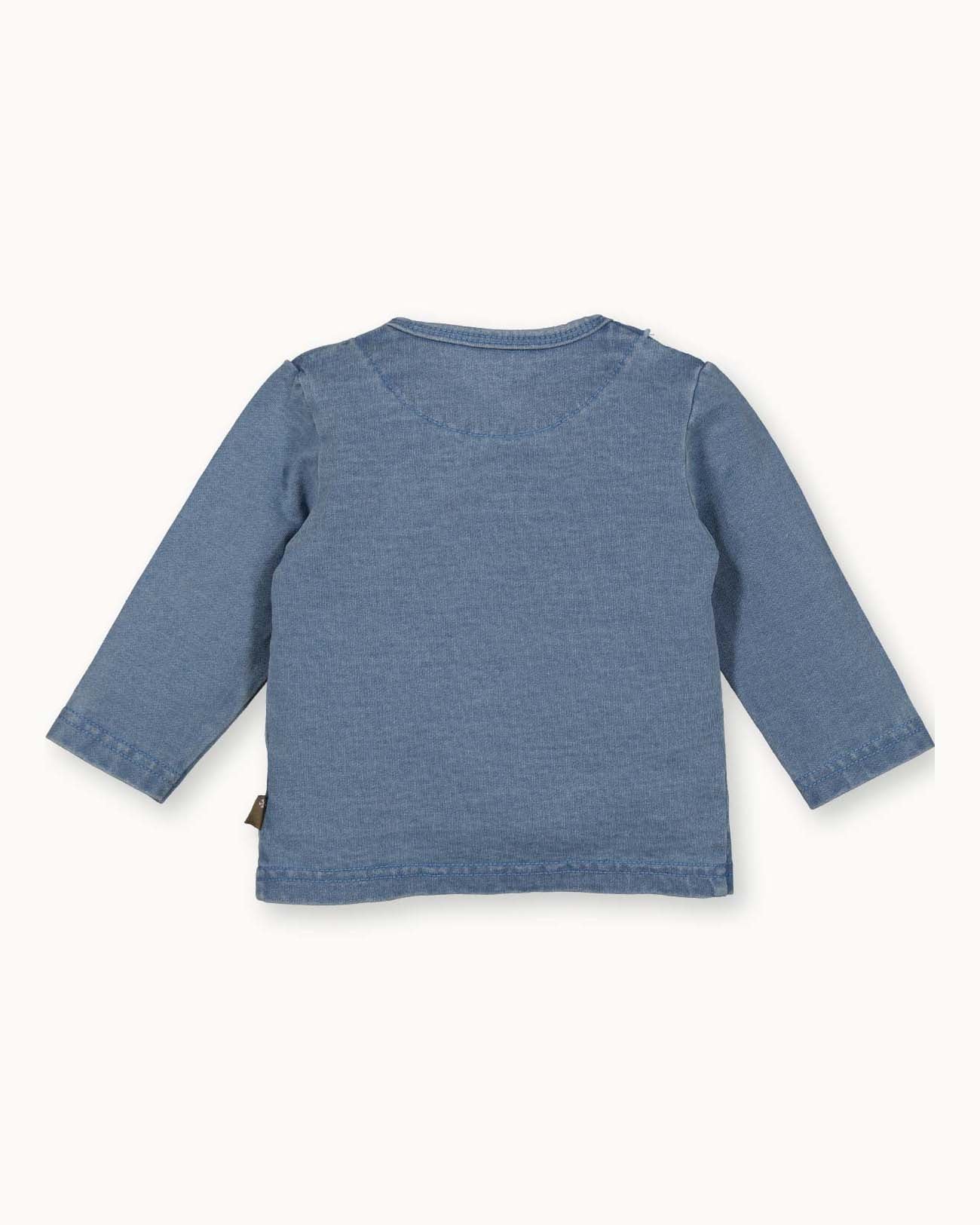 Shirt l.sl. Wrap Jog Denim | Stone Wash