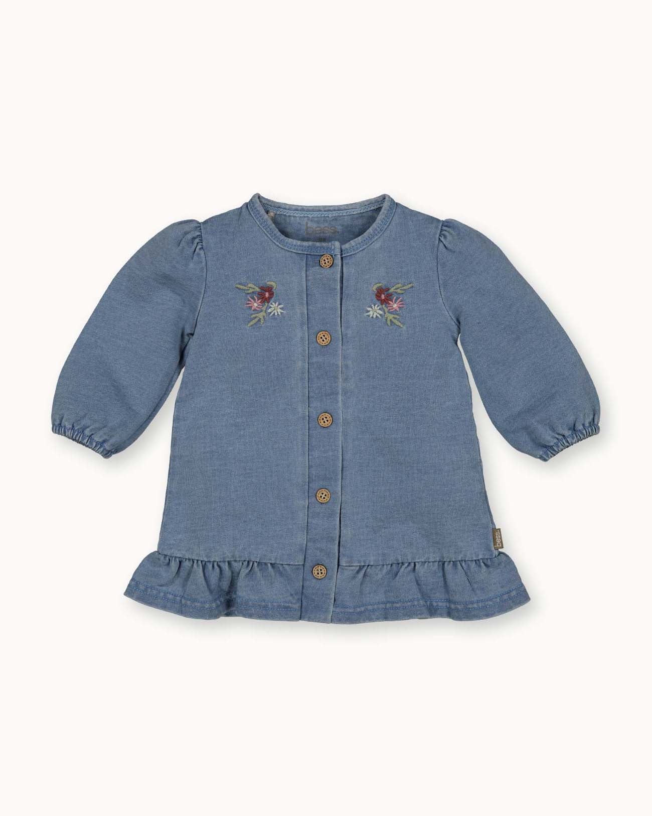 Dress Embroidery Jog Denim | Stone Wash