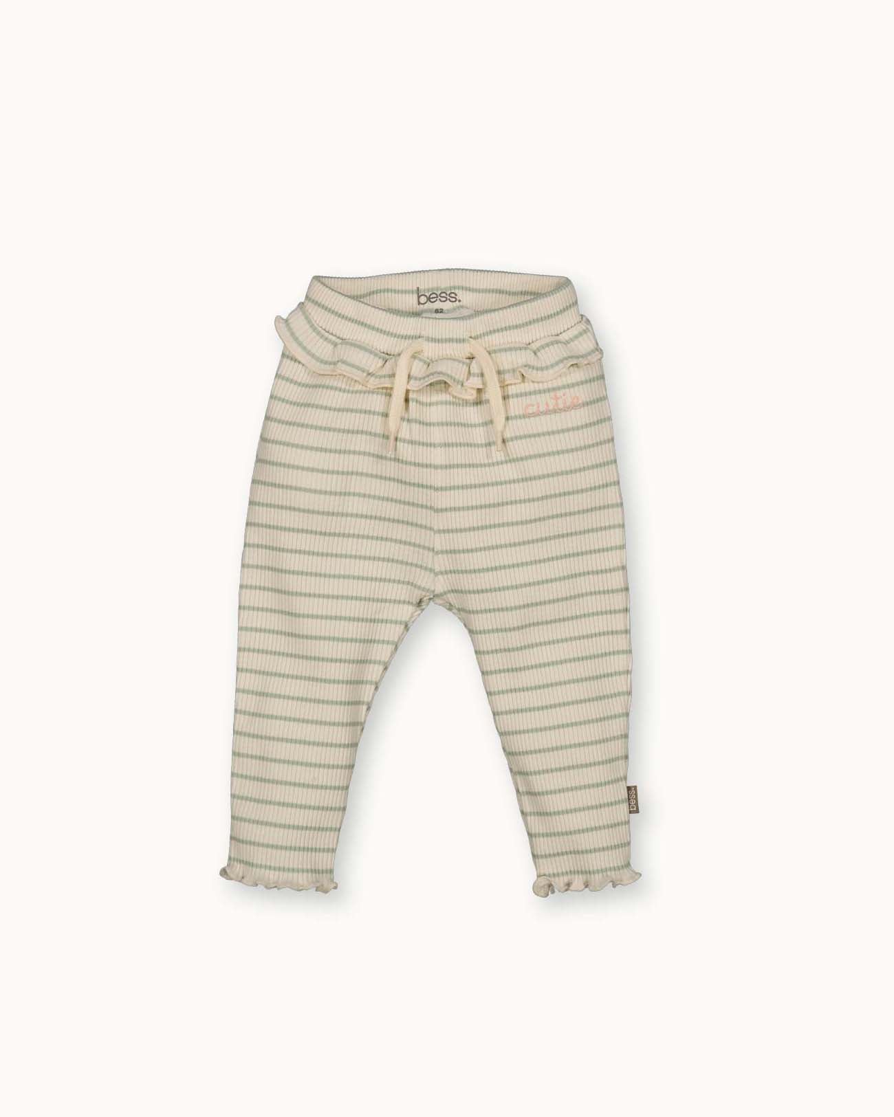 Pants Rib Striped | Off White