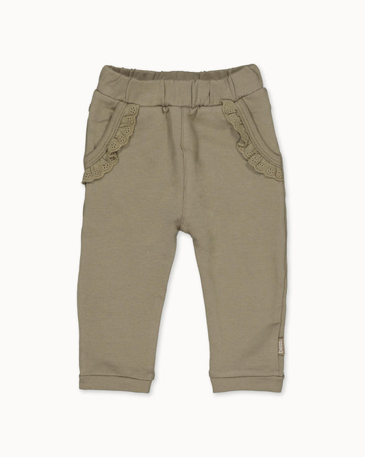 Pants Ruffles | Walnut