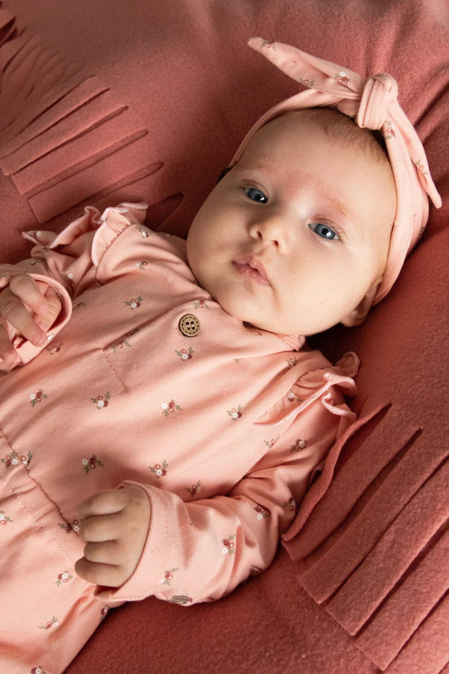 Headband Flowers | Powder Pink