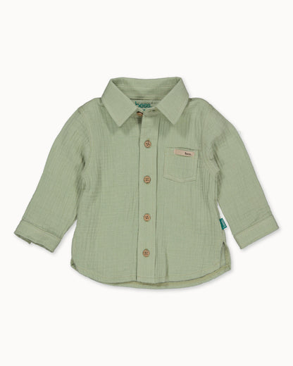 Saliegroen overhemd | Teal