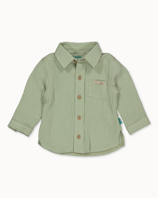 Saliegroen overhemd | Teal