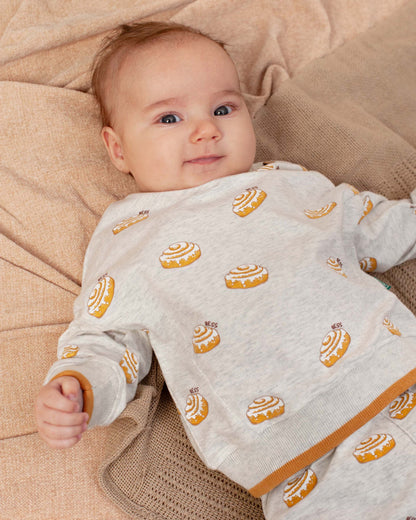 Lichtgrijs sweater | Dessin