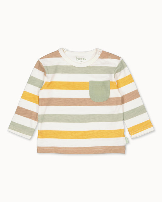 Shirt Pocket Striped | Teal