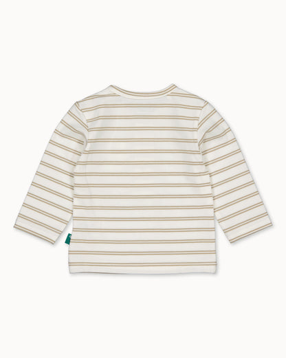 Beige gestreept longsleeve | Striped