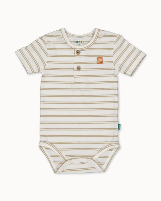 Beige gestreept romper | Striped