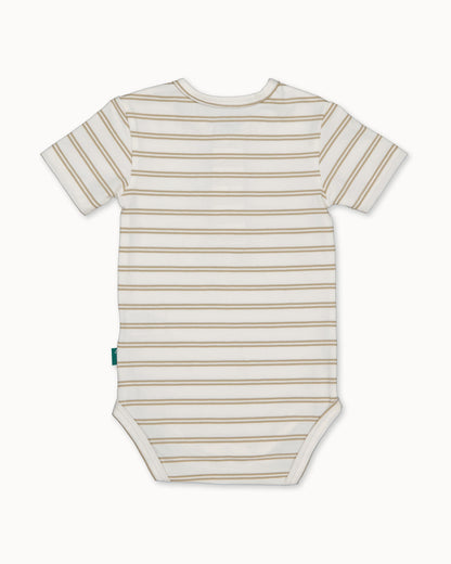 Beige gestreept romper | Striped