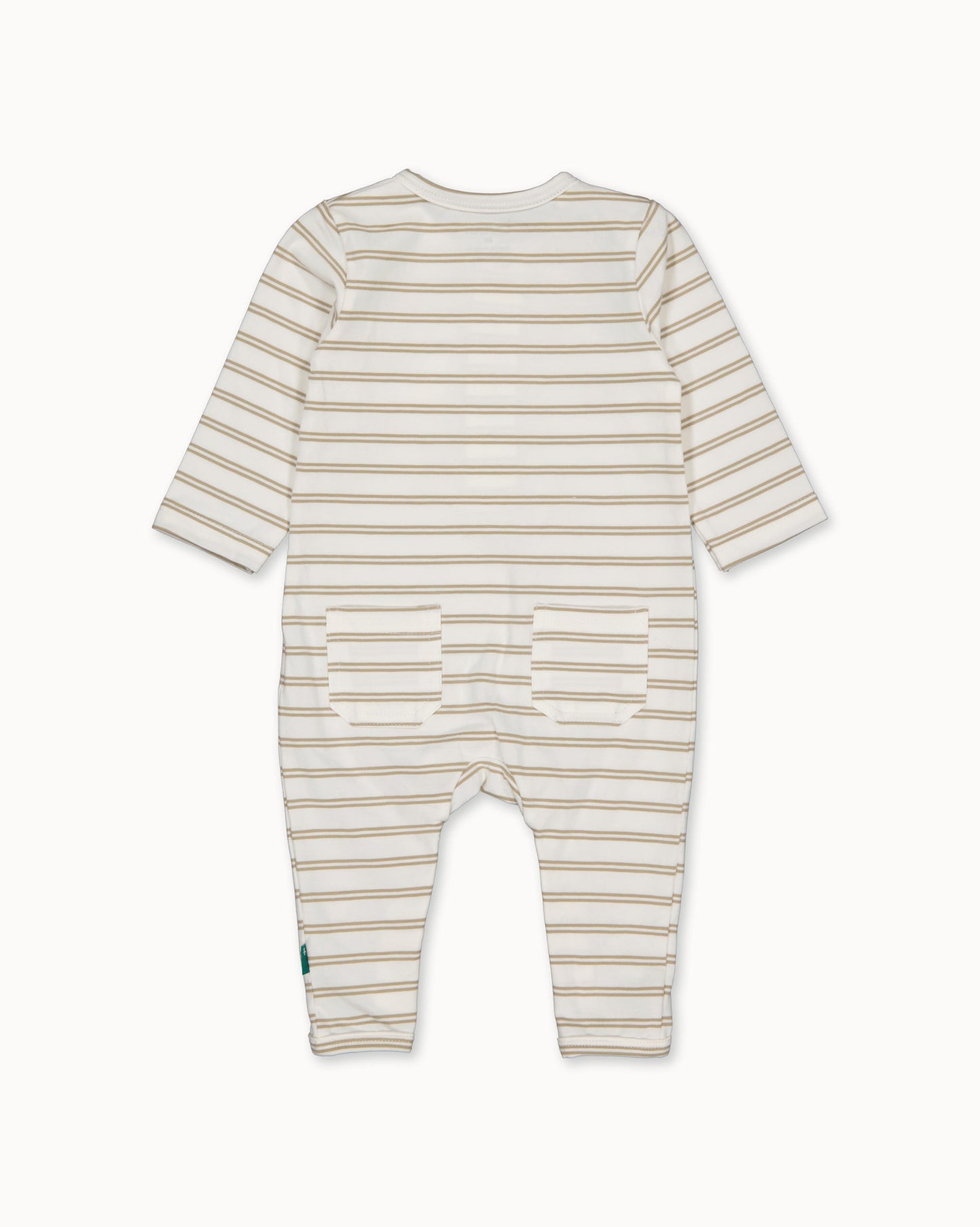 Beige gestreept boxpak | Striped