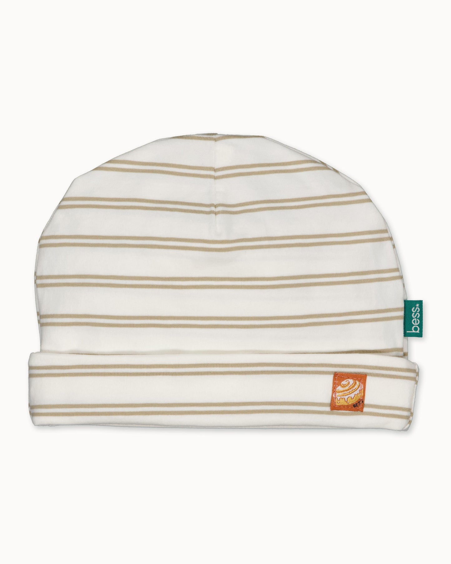 Beige gestreept muts | Striped