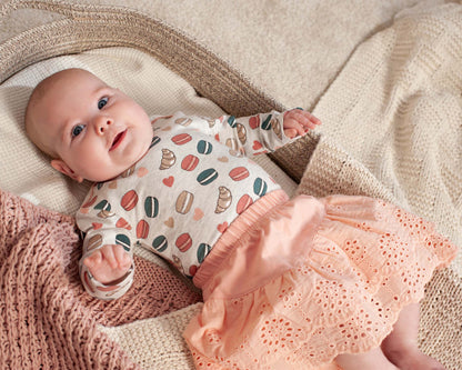 Bloemenprint jumpsuit | Peach Powder