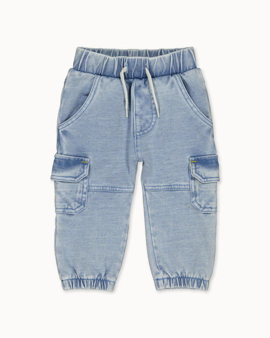 Pants Jog Denim | Light Wash