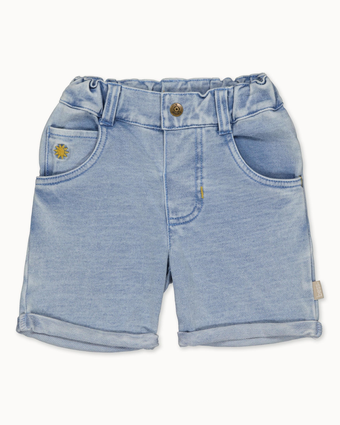 Geel polo | Light Wash