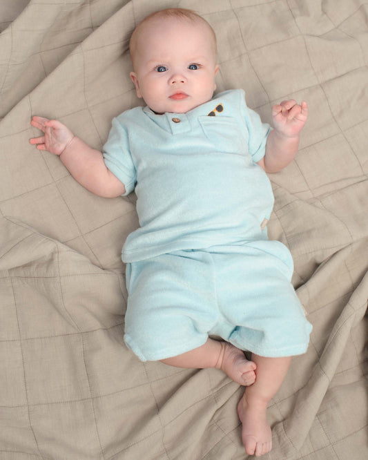 Blauw zwembroek | Azure Blue