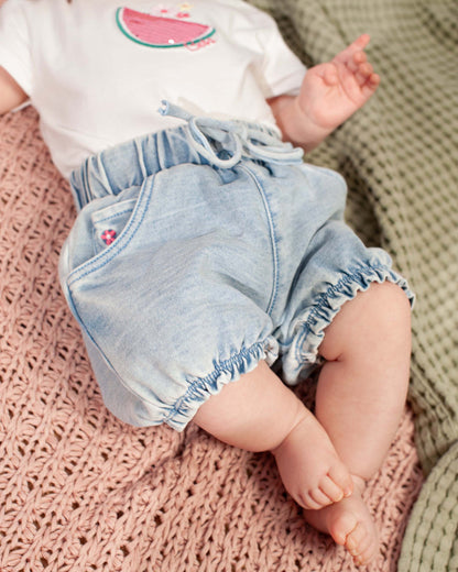 Bloomer Jog Denim | Light Wash