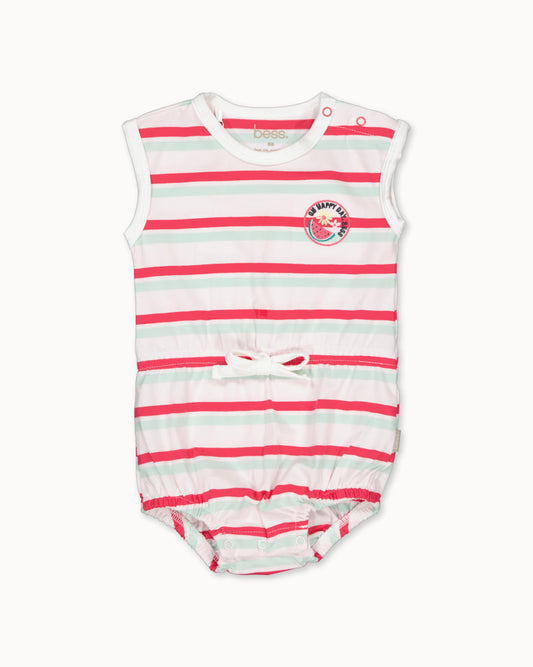 Playsuit Striped | Blush