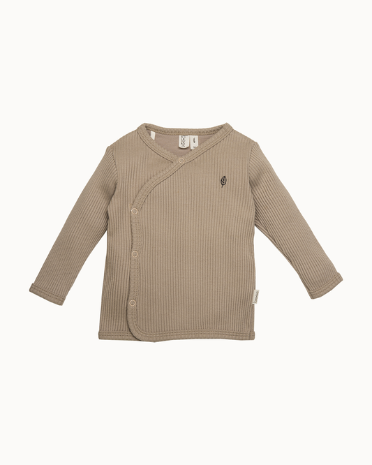 Shirt l.sl. Wrap Rib | Sand