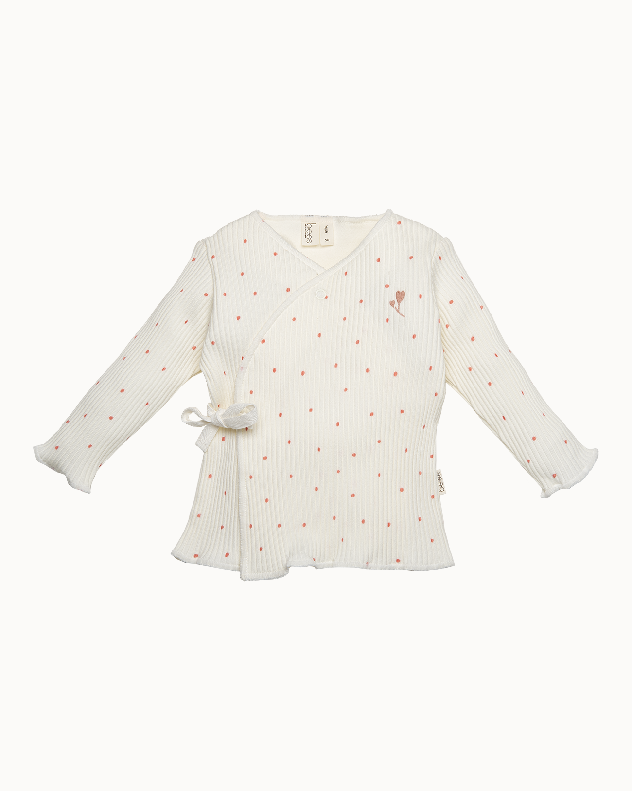 Off-white overslagshirt met print | Dessin