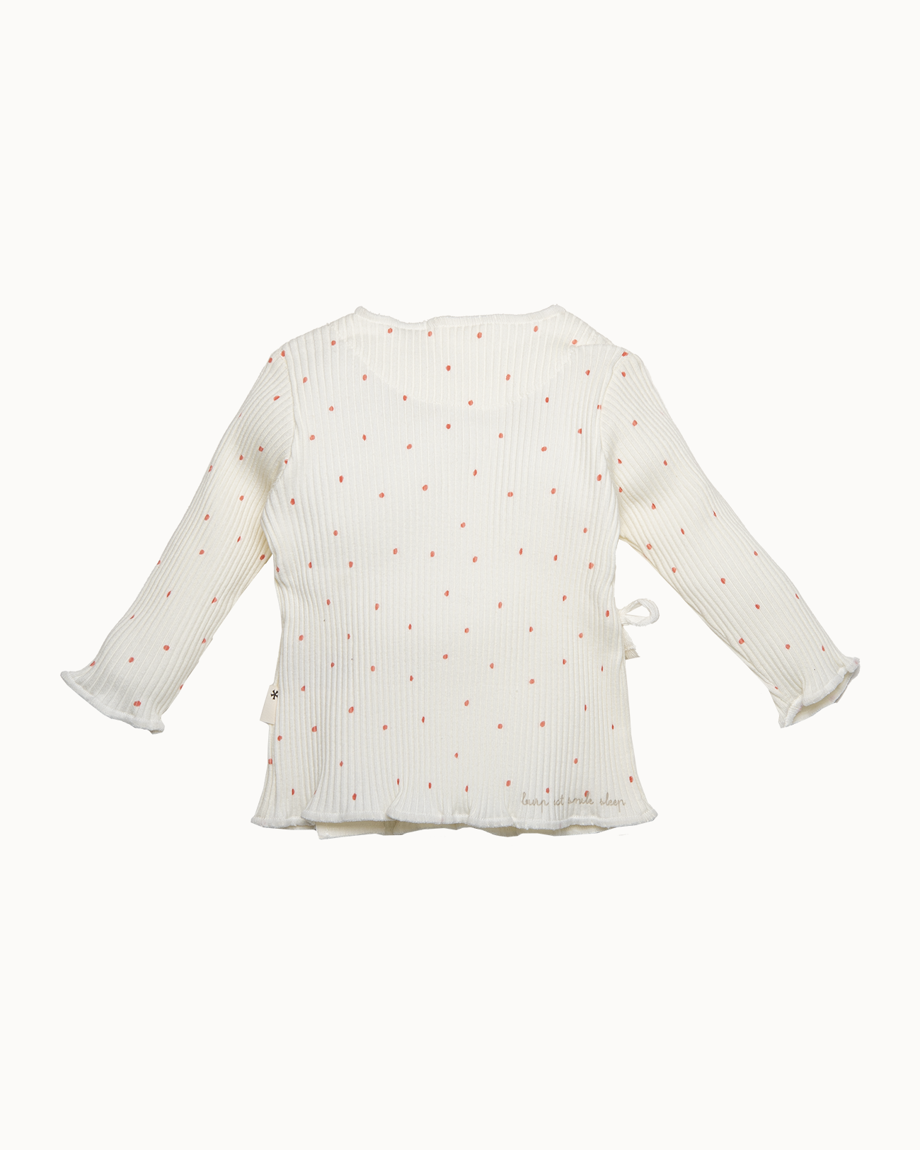 Off-white overslagshirt met print | Dessin