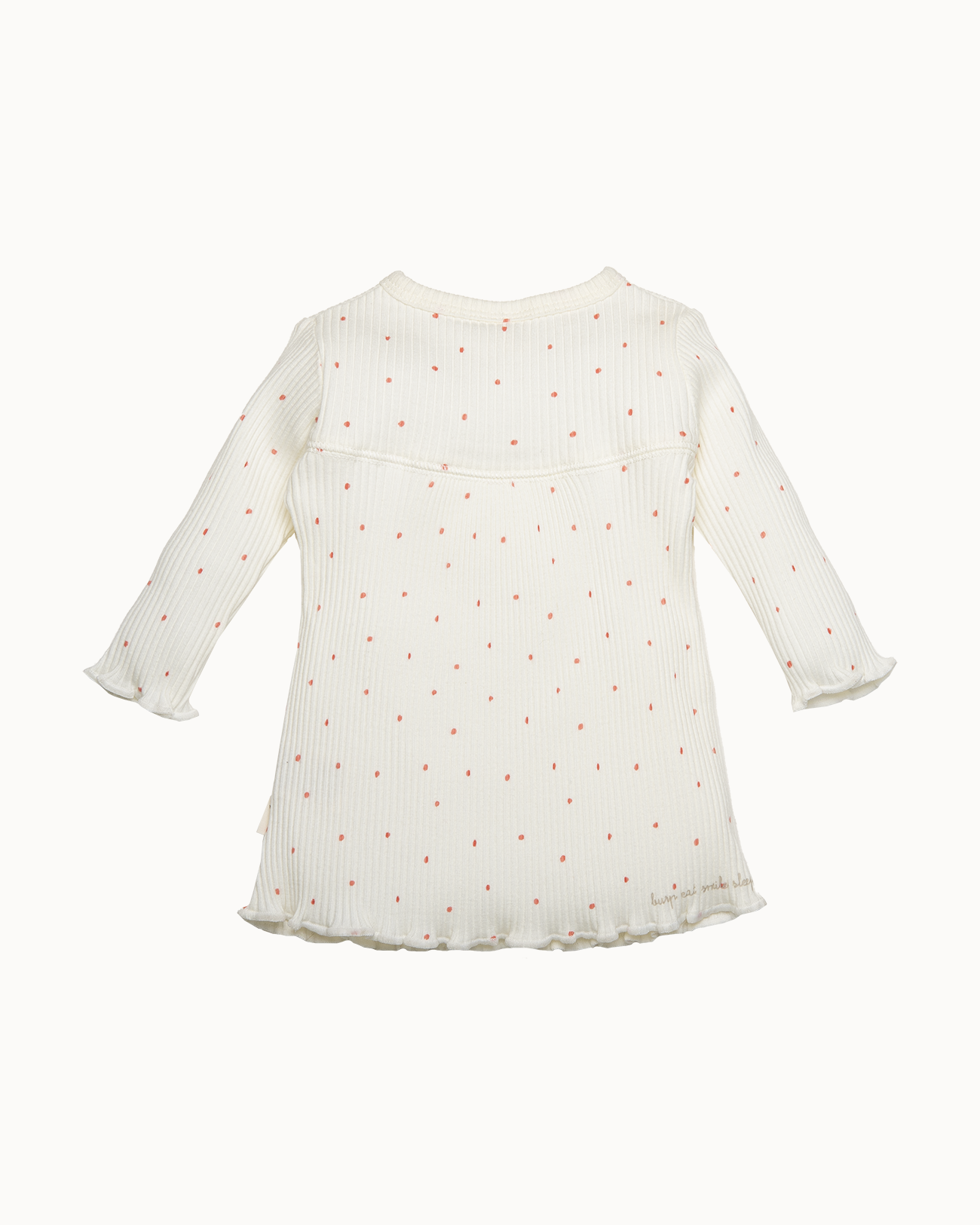 Off-white jurkje met print | Dessin