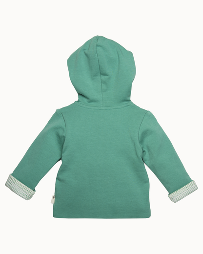 Groen vest met capuchon | Green