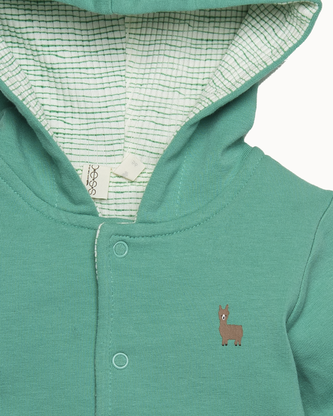 Groen vest met capuchon | Green