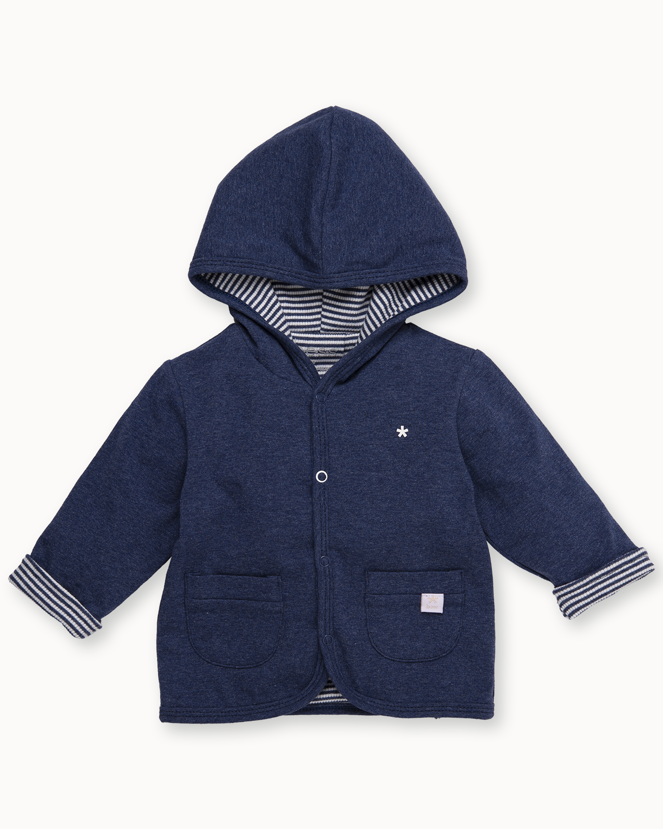 Donkerblauw capuchonvest | Blue