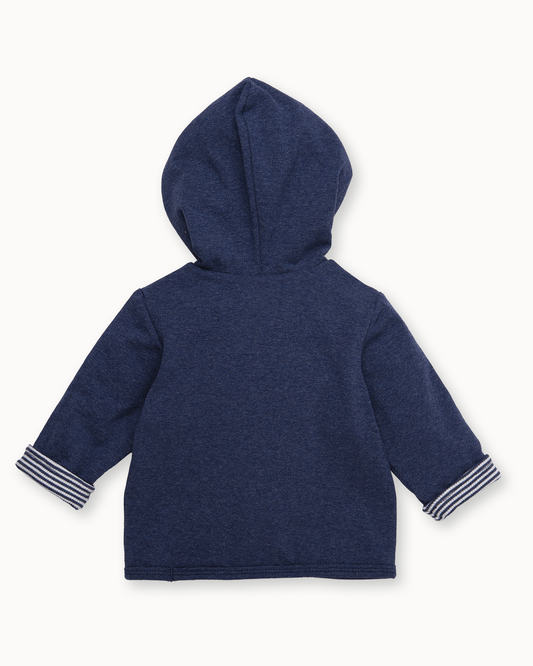Donkerblauw capuchonvest | Blue