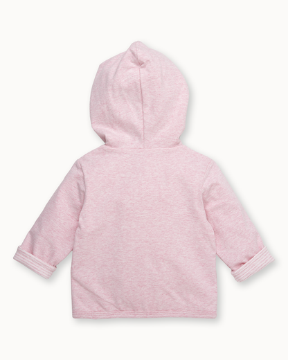 Roze capuchonvest | Pink