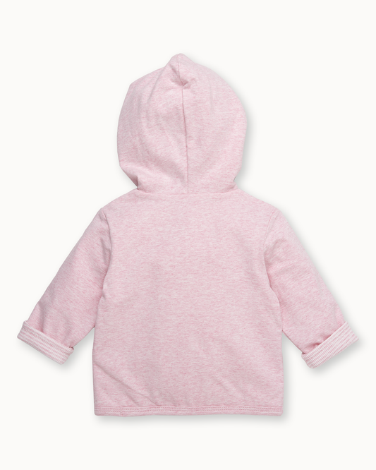 Roze capuchonvest | Pink