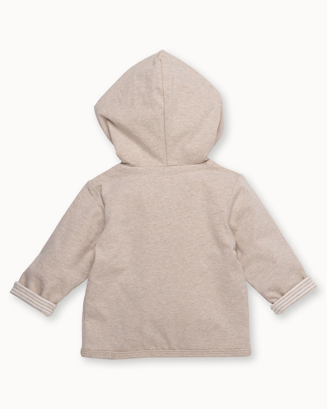 Beige capuchonvest | Sand